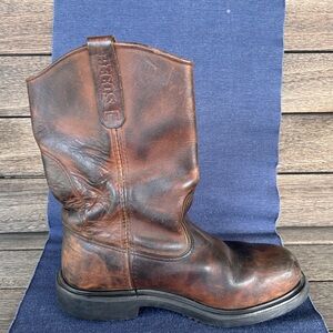 Red Wing Pecos Supersole Men’s Safety-toe Pull-on Boots M6.5E